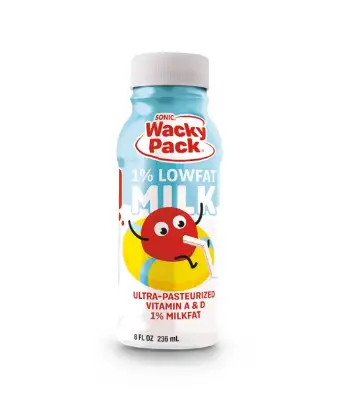 Milk Jug 100% White price and calories at Sonic Drive in